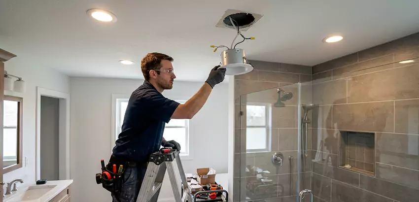 Bathroom and Shower Recessed Lighting Installation in Delaware