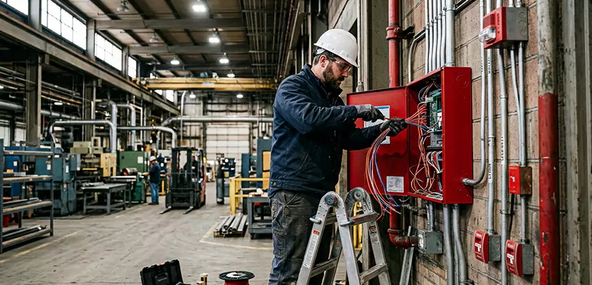 Industrial Fire Alarm Installation in Delaware
