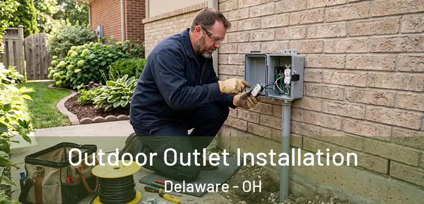 Outdoor Outlet Installation Delaware - OH