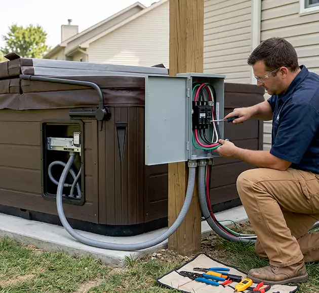 Professional Hot Tub Electrical Installation: Your Local Spa Wiring Team in Delaware, OH