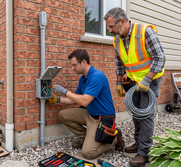Professional Outdoor Outlet Installation: Your Local Exterior Wiring Team in Delaware, OH